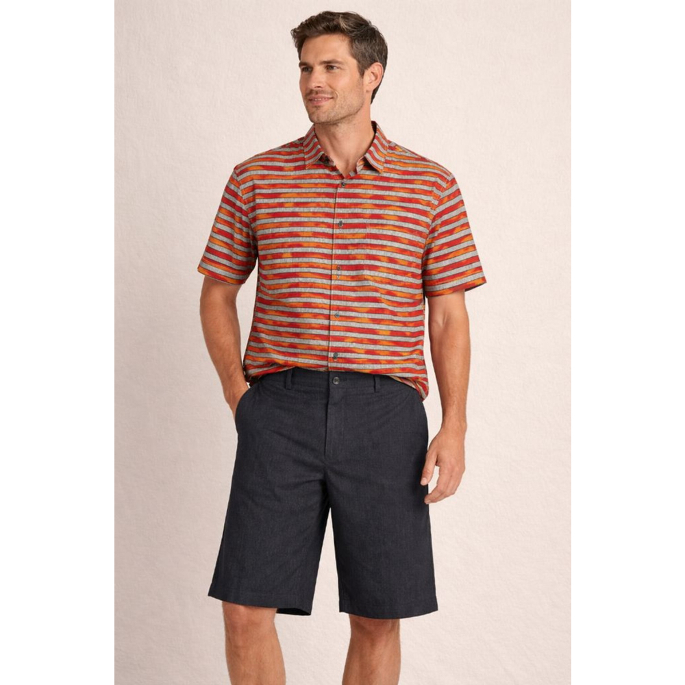 Men's GREG NORMAN Flat Front Shorts Waist 34 Dark Gray